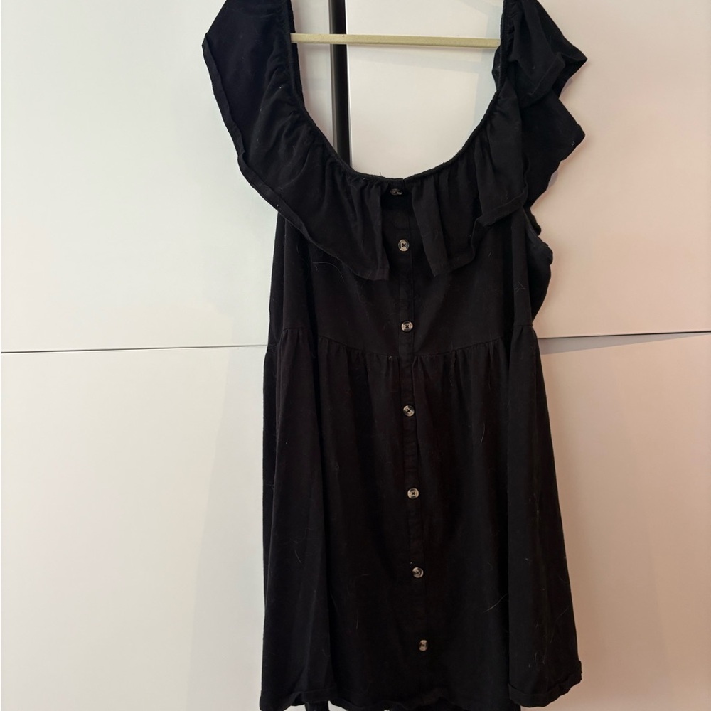 ASOS Curve Black Mini Dress